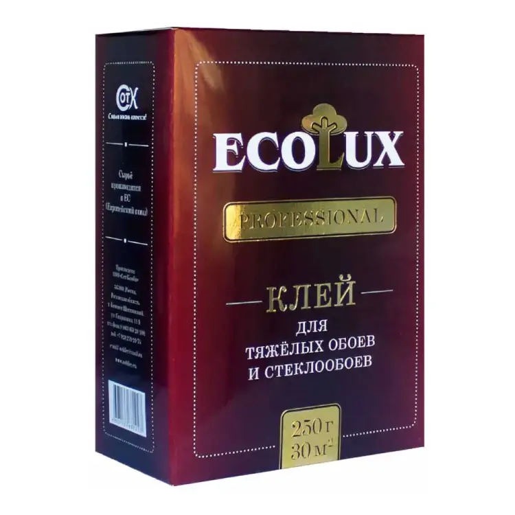 Клей для обоев Ecolux PROFESSIONAL Стеклообои 4607133681227 Клей для обоев Ecolux PROFESSIONAL Стеклообои 4607133681227