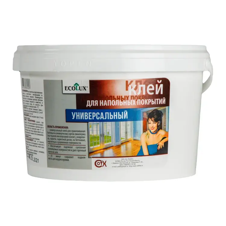 Клей для напольных покрытий Ecolux 4607133681630