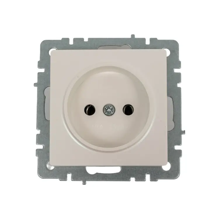 Одноместная розетка IEK Brite рс10-1-0-брж BR-R10-10-K36