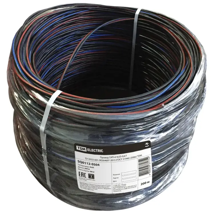 Провод TDM ELECTRIC СИП-4 SQ0112-0504
