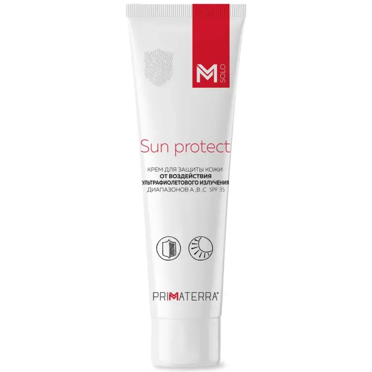 Крем воздействия ультрафиолетового излучения TM Primaterra M Solo Sun Protect 8875