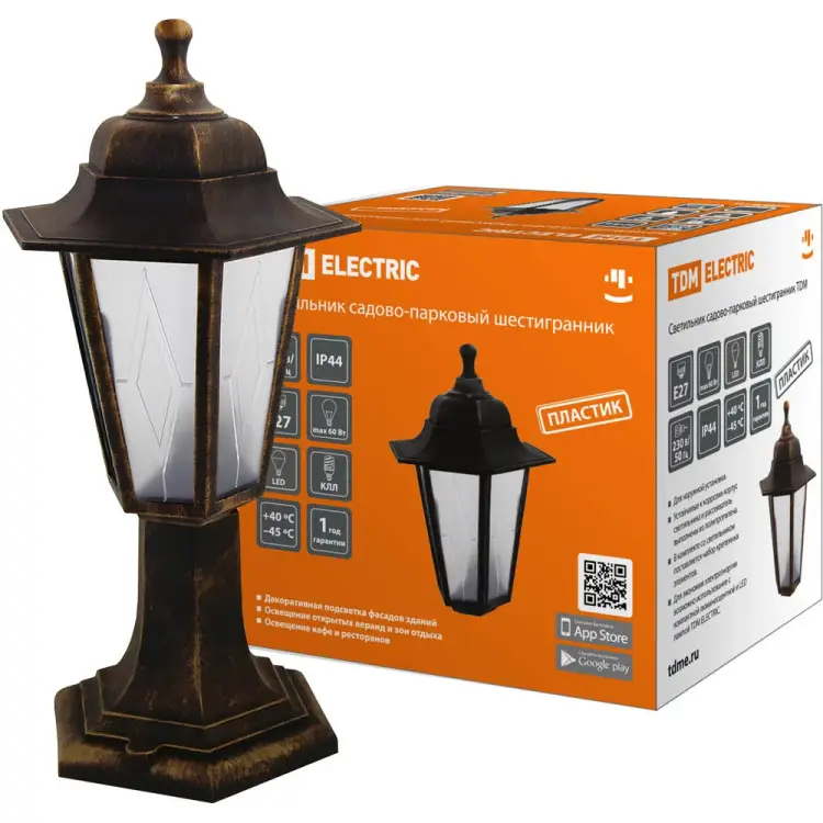 Садово-парковый светильник TDM ELECTRIC НТУ 06-60-001 SQ0330-0772