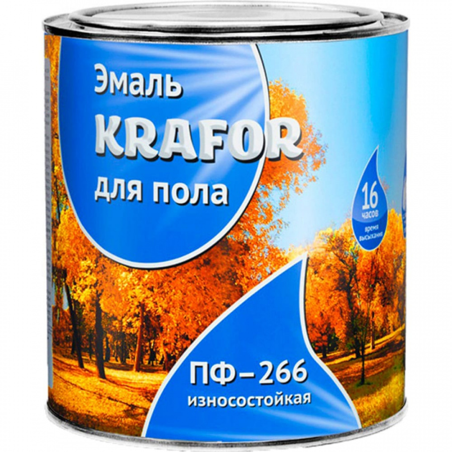 Износостойкая эмаль для пола KRAFOR ПФ-266