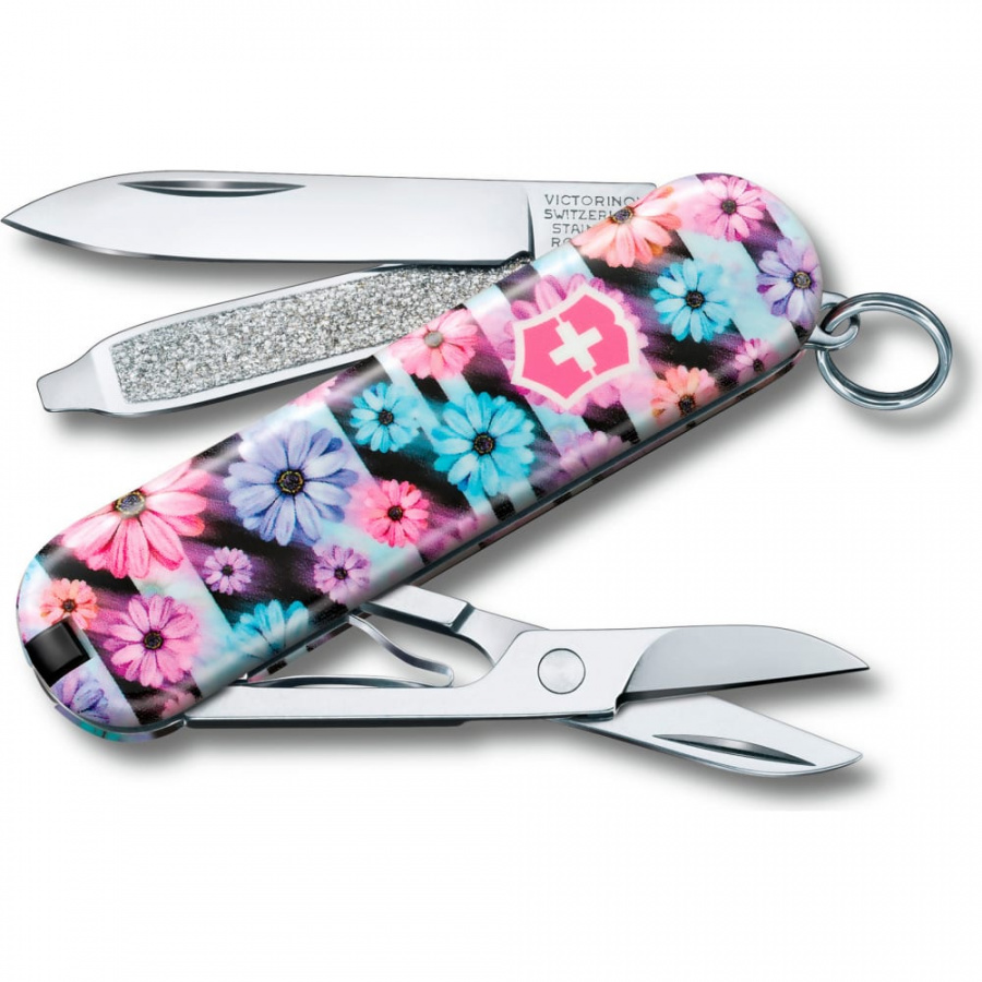 Нож-брелок Victorinox Classic Dynamic Floral