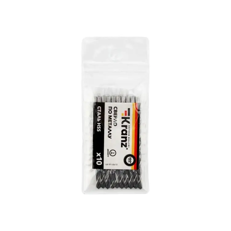Сверло по металлу KRANZ KR-91-0610