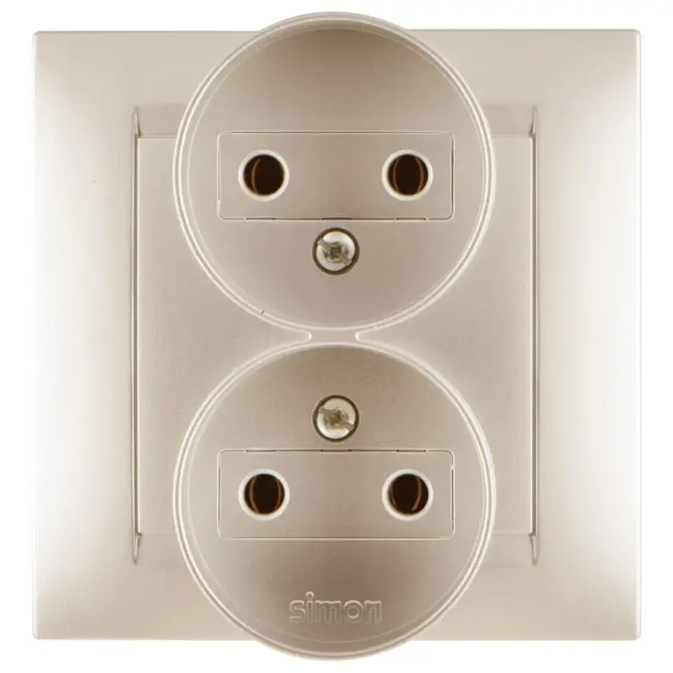 Двойная розетка Simon 1590457-034