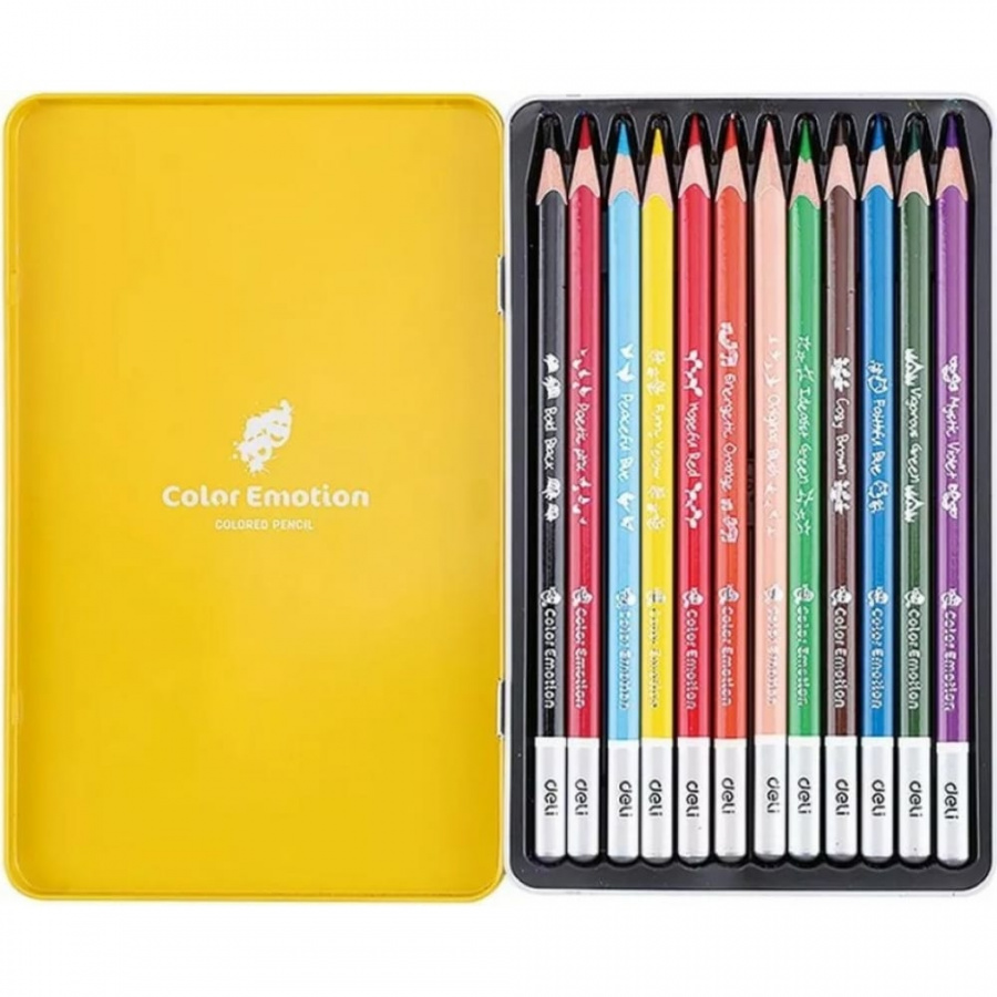 Цветные карандаши DELI Color Emotion EC00205