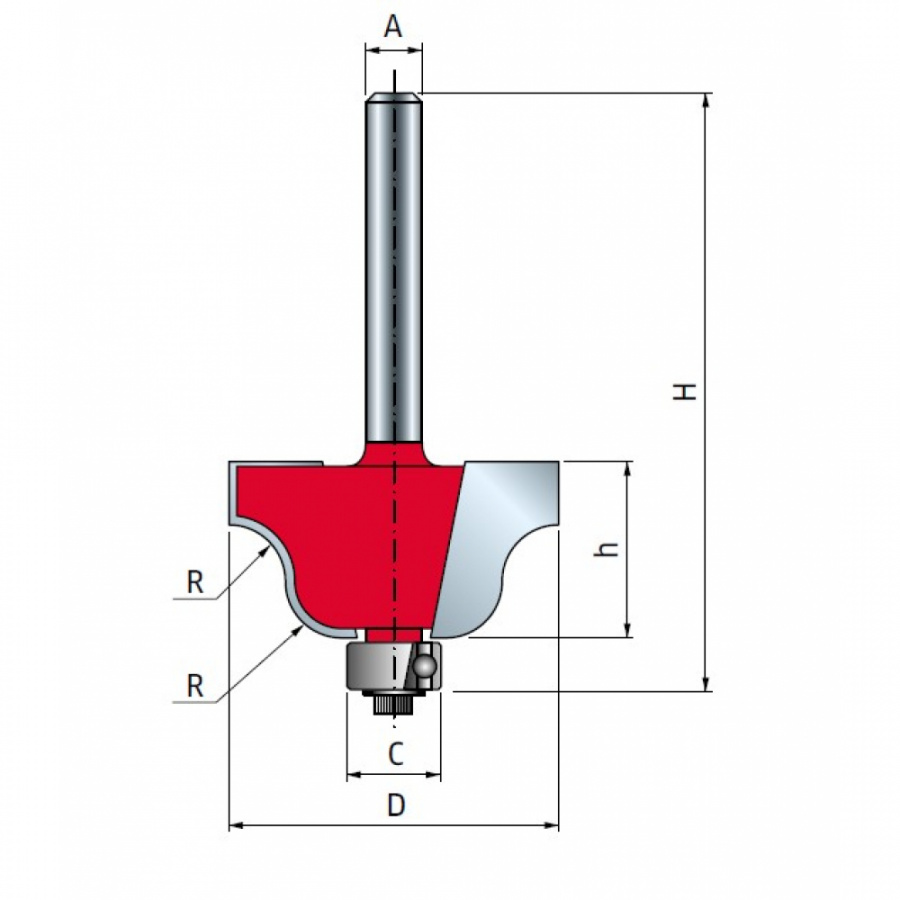 Фреза FREUD PRO 38-10208