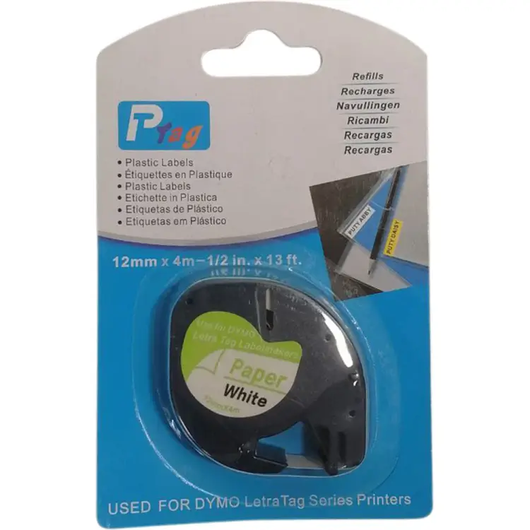 Бумажная лента для LetraTag LT-100H Vell VL-D-91200 328726