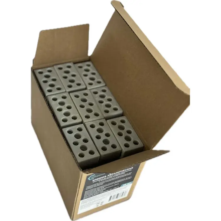 Керамическая винтовая клемма Спецоборудование 03-3/8-15А Керамическая винтовая клемма Спецоборудование 03-3/8-15А