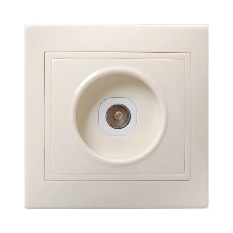 Одноместная телевизионная розетка IEK КВАРТА EAK10-K33-DM