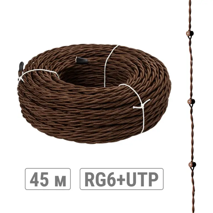 Ретро провод TDM ELECTRIC Эко SQ2803-0003