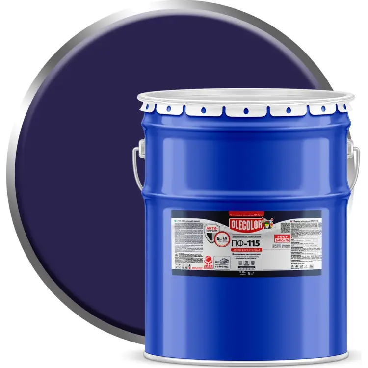 Эмаль Olecolor ПФ-115 4300001813 Эмаль Olecolor ПФ-115 4300001813