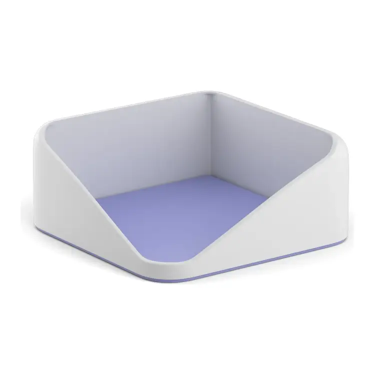 Пластиковая подставка для бумажного блока ErichKrause Forte, Pastel, белый с фиолетовым 55974