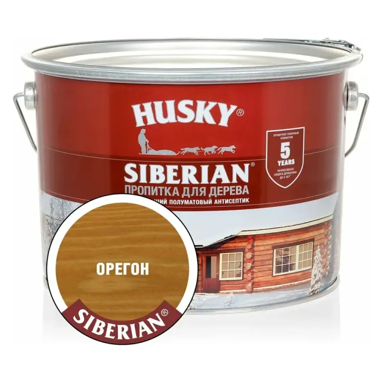 Декоративная пропитка-антисептик для дерева HUSKY SIBERIAN 28824