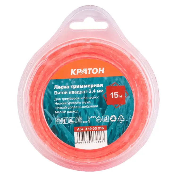 Леска триммерная Кратон 3 19 03 016