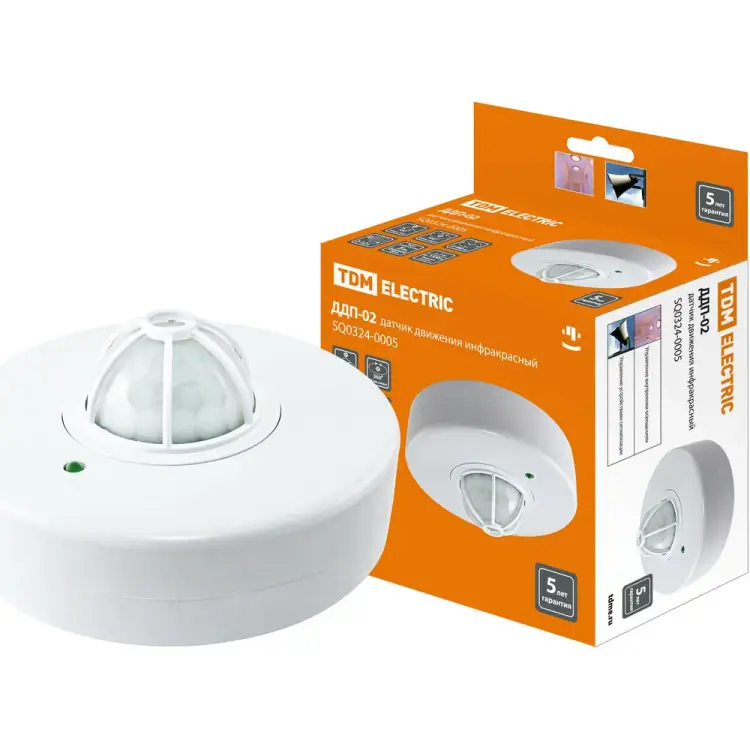 Потолочный датчик движения TDM ELECTRIC ДДП-02 SQ0324-0005
