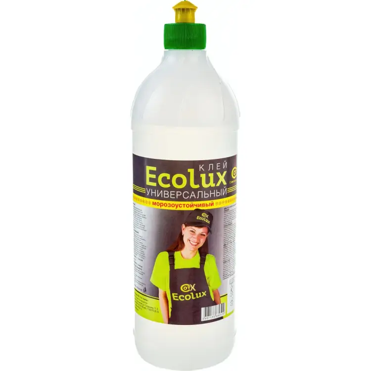 Универсальный морозоустойчивый полимерный клей Ecolux 4607133680510