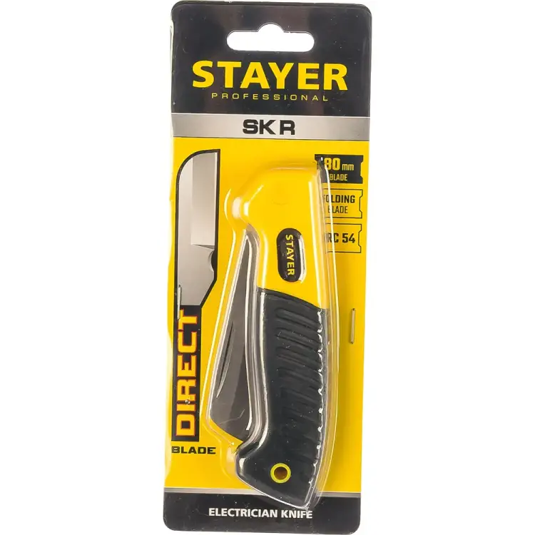 Монтерский нож STAYER ПРОФ. 45408