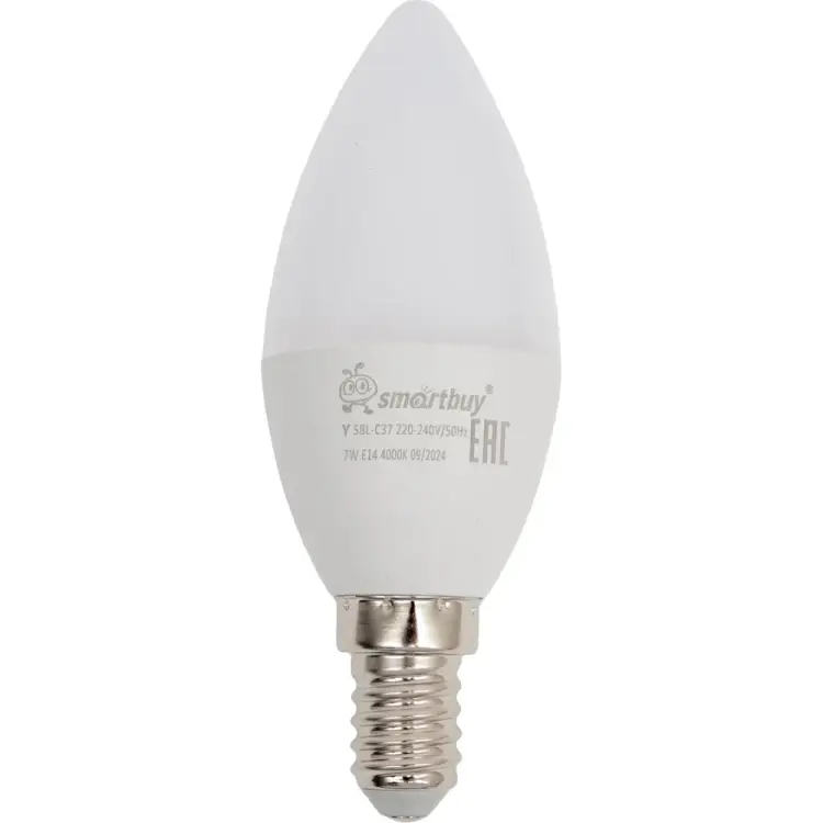 Светодиодная лампа Smartbuy SBL-C37-07-40K-E14