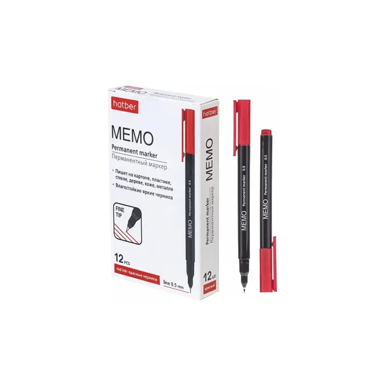 Перманентный маркер Hatber Memo 072611
