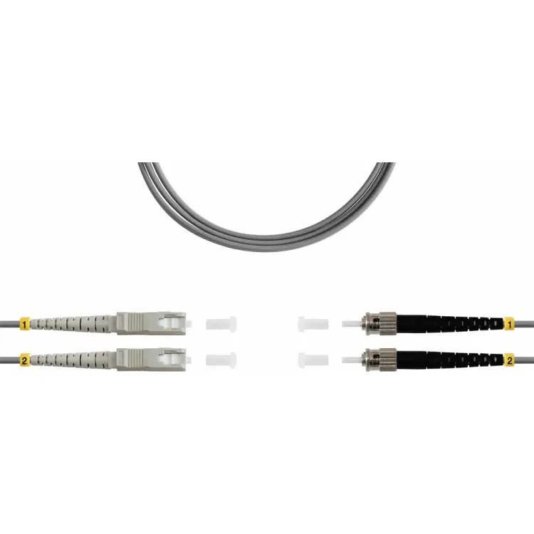Дуплексный оптический патч-корд TopLan DPC-TOP-OM1-FC/P-ST/P-1.5