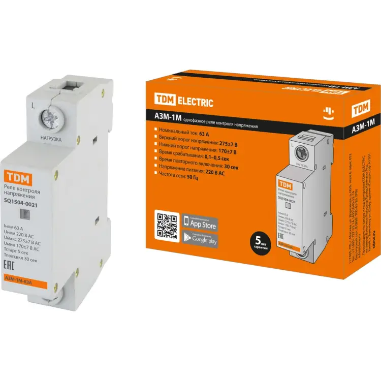Реле напряжения TDM SQ1504-0021