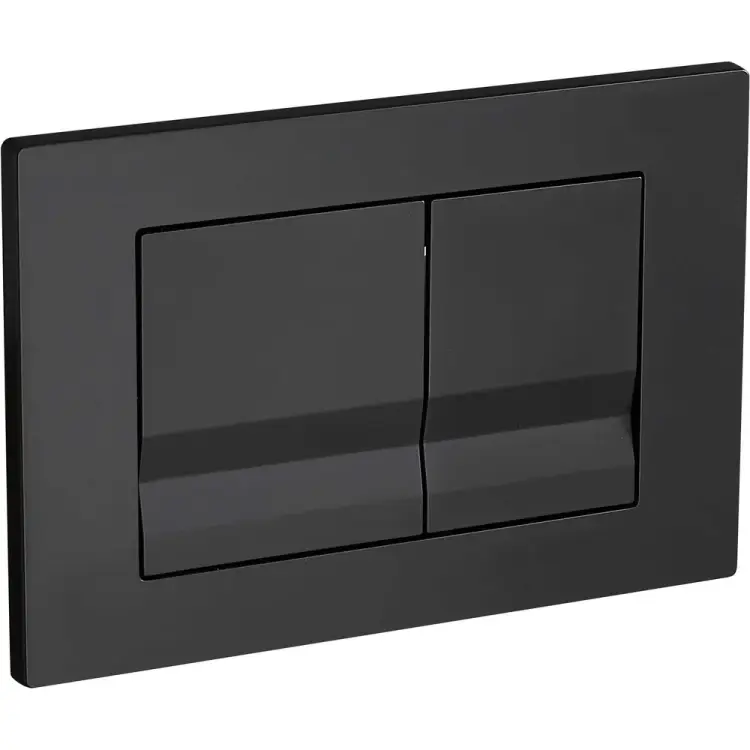 Кнопка слива RGW черный, двойной смыв SWH-05B 68420005-04