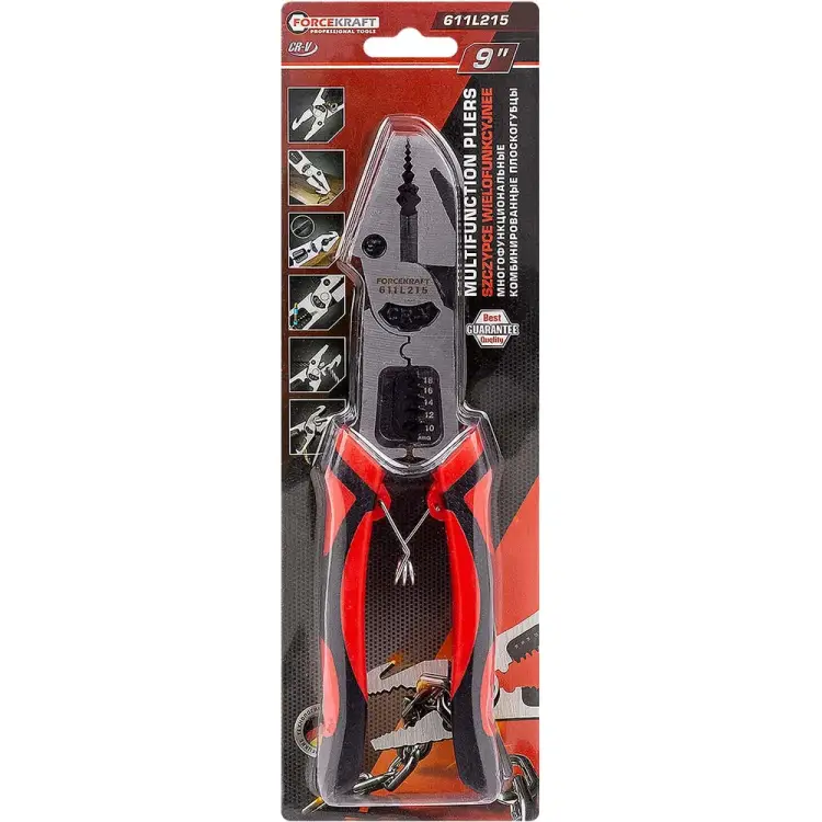 Комбинированные многофункциональные плоскогубцы Forcekraft FK-611L215(62323)