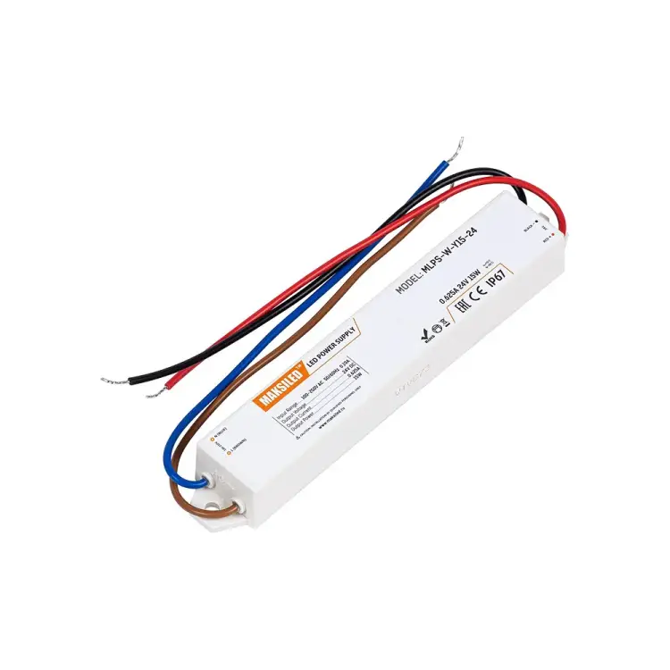 Блок питания для светодиодной ленты MAKSILED MLPS-W-Y15-24