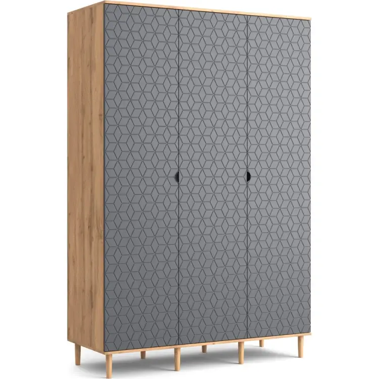 Трехдверный шкаф Мебельград Денвер спальня 57957_1