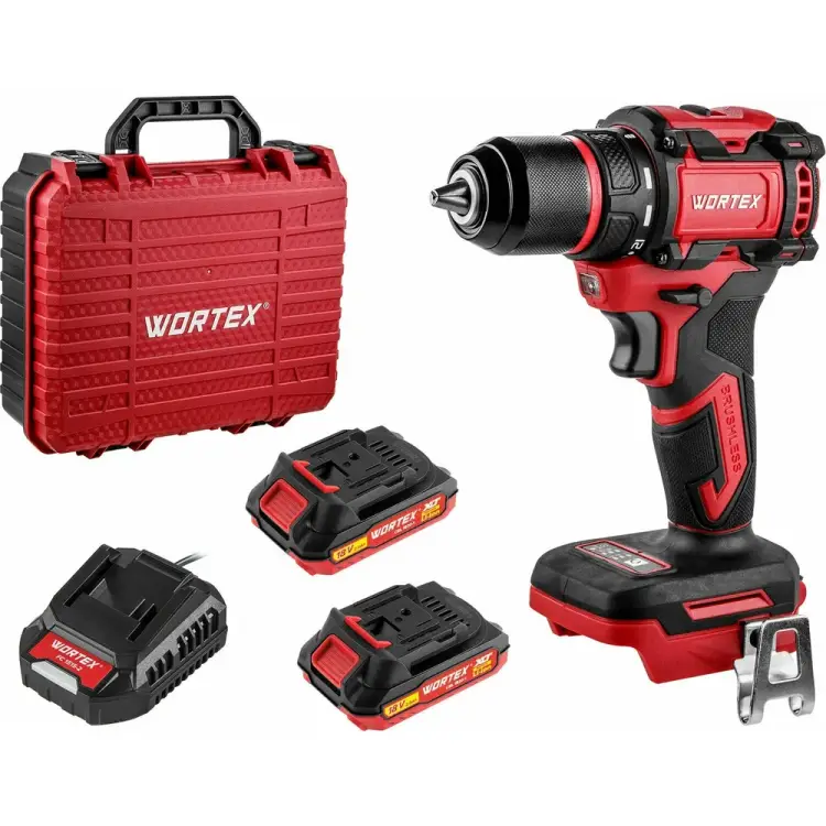 Бесщеточная аккумуляторная дрель-шуруповерт WORTEX BD 2025-1 DLi 1329838