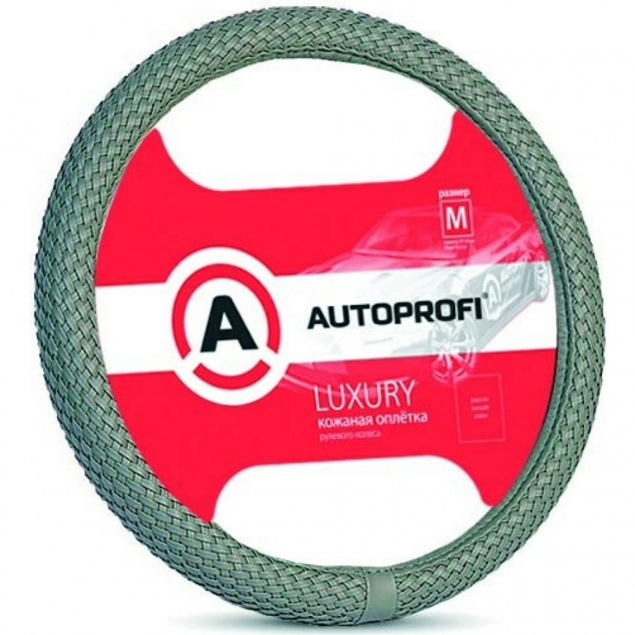 Оплетка руля AUTOPROFI AP-800 GY M