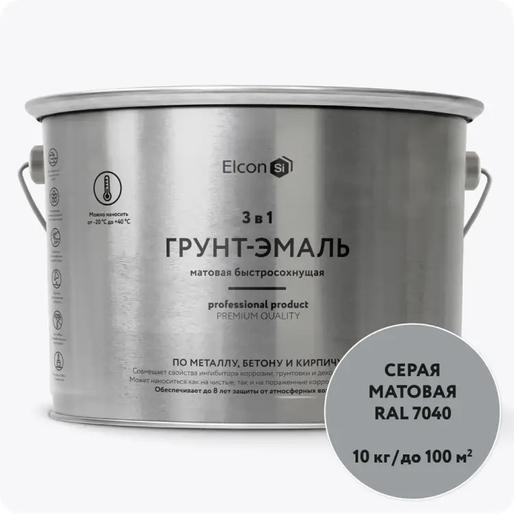Грунт-эмаль Elcon 00-00462656 Грунт-эмаль Elcon 00-00462656