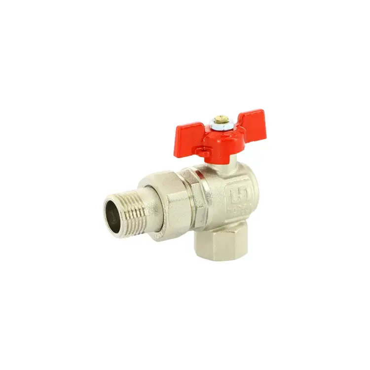 Полнопроходной угловой кран Uni-Fitt 133T2000