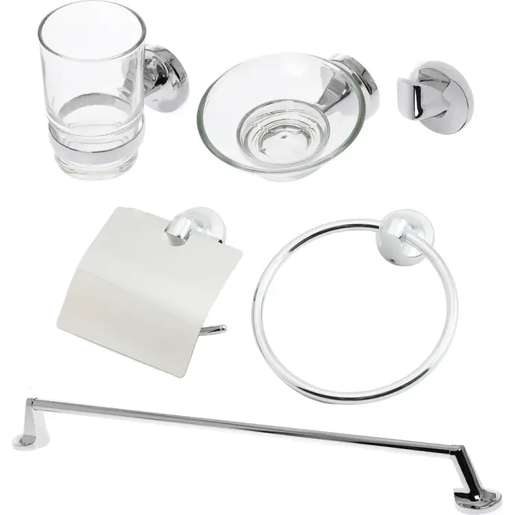 Набор аксессуаров для ванной комнаты ORANGE Y01-888cr Набор аксессуаров для ванной комнаты ORANGE Y01-888cr