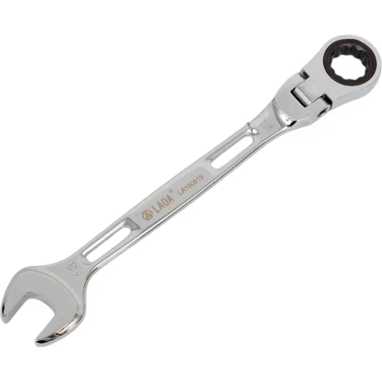 Комбинированный трещоточный шарнирный ключ LAOA LA150508