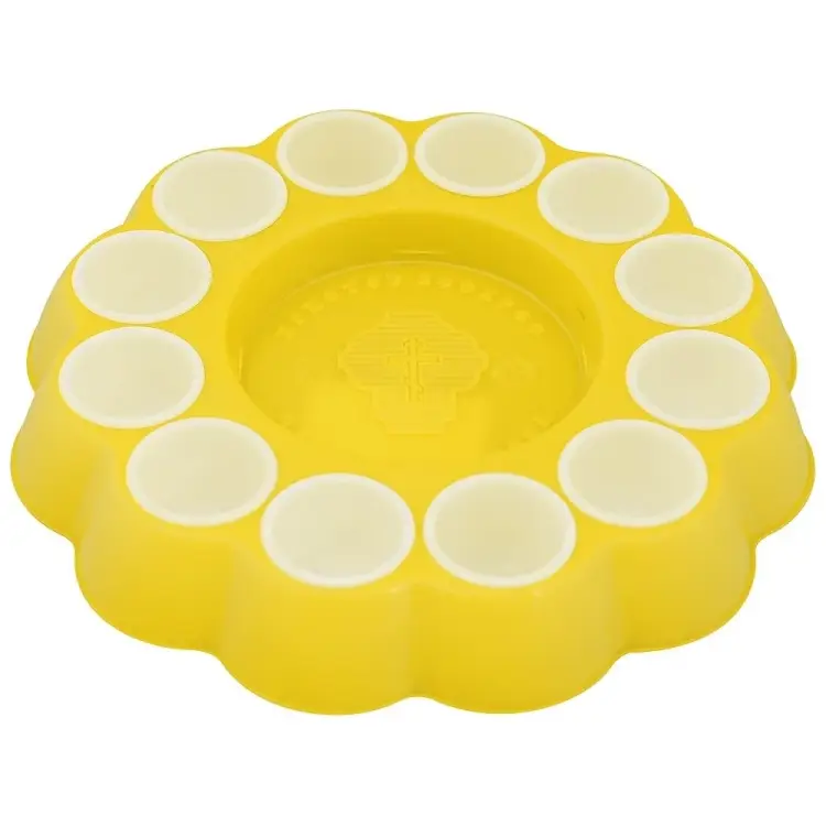 Блюдо для кулича и яиц МУЛЬТИДОМ Цветок БМ76-153