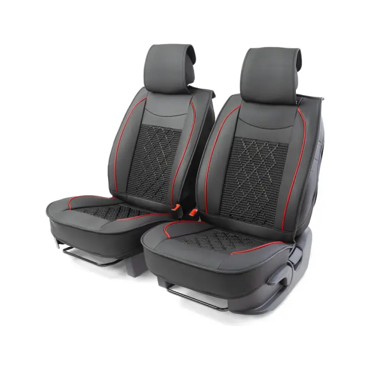 Каркасные накидки на передние сиденья CarPerformance CUS-2092 BK/BK