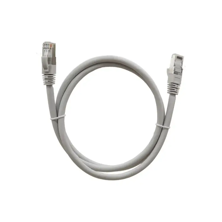 Патч-корд SUPRLAN FTP 5e 4x2 26AWG (7x0.16мм) Cu LSZH серый 2м 10-0717