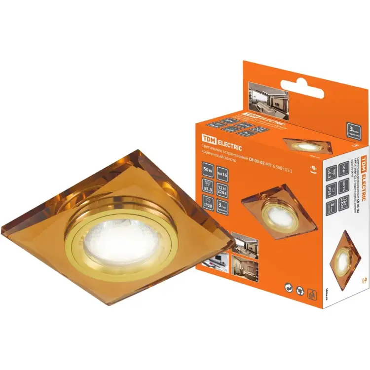 Встраиваемый светильник TDM ELECTRIC СВ 03-02 SQ0359-0045