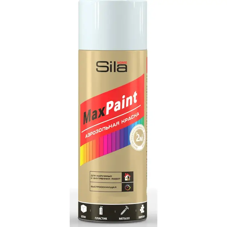 Универсальная аэрозольная эмаль Sila home max paint SILP9003 Универсальная аэрозольная эмаль Sila home max paint SILP9003