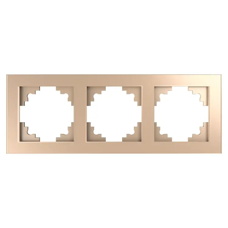 Горизонтальная трехместная рамка STEKKER Катрин GFR00-7003-02 39529