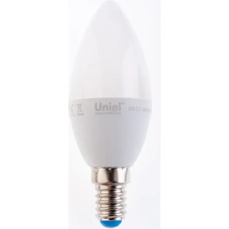 Светодиодная лампа Uniel LED-C37-6W/NW/E14/FR/MB PLM11WH UL-00002374