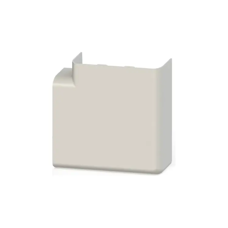 Поворот EKF 90 градусов 105х50 белый abw-105-50x2