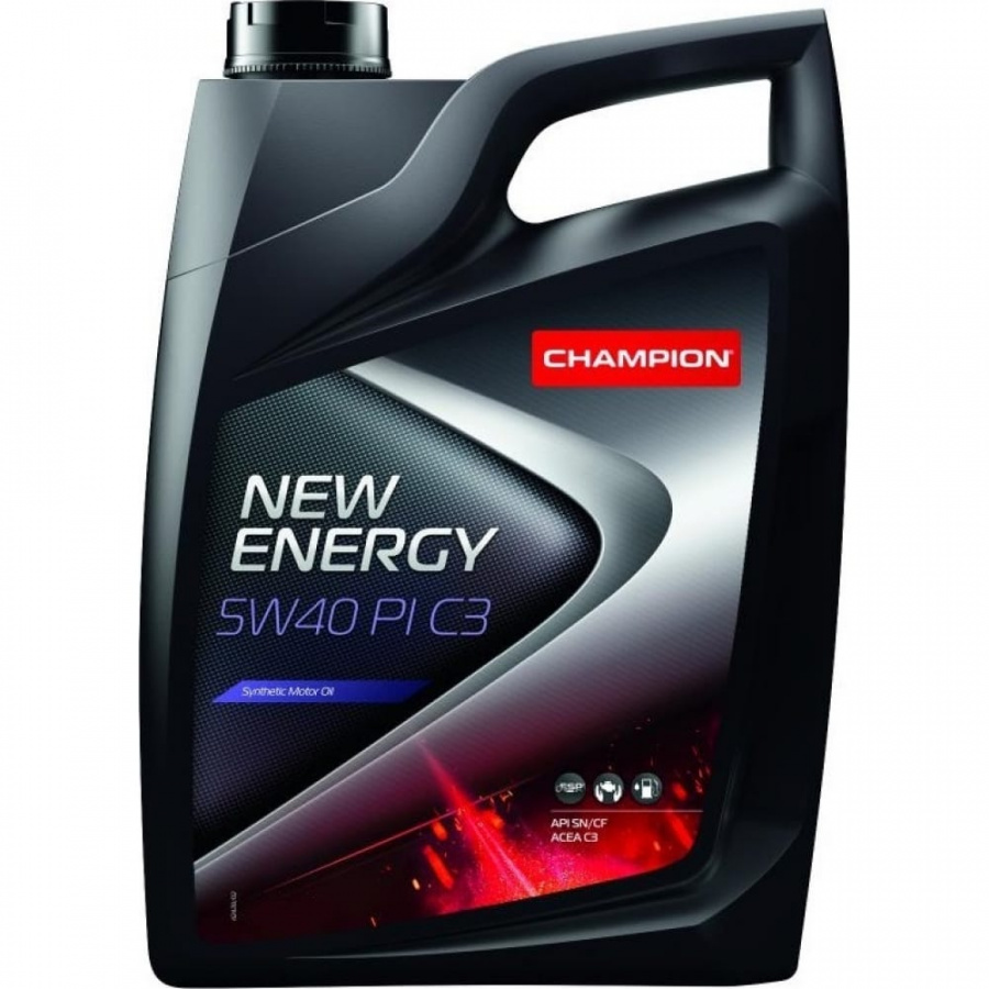 Синтетическое моторное масло CHAMPION NEW ENERGY PI C3 5W40, SN/CF, C3-12