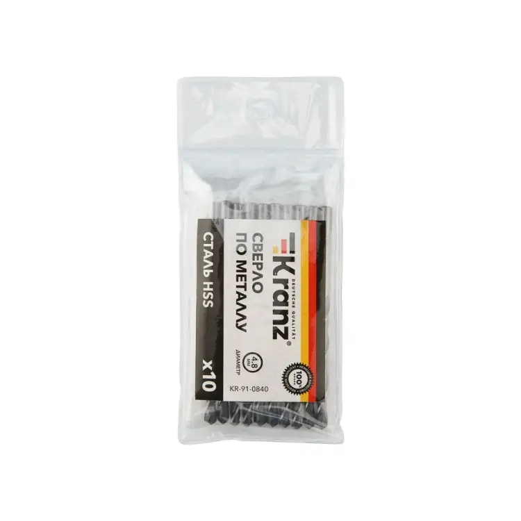 Сверло по металлу KRANZ KR-91-0840