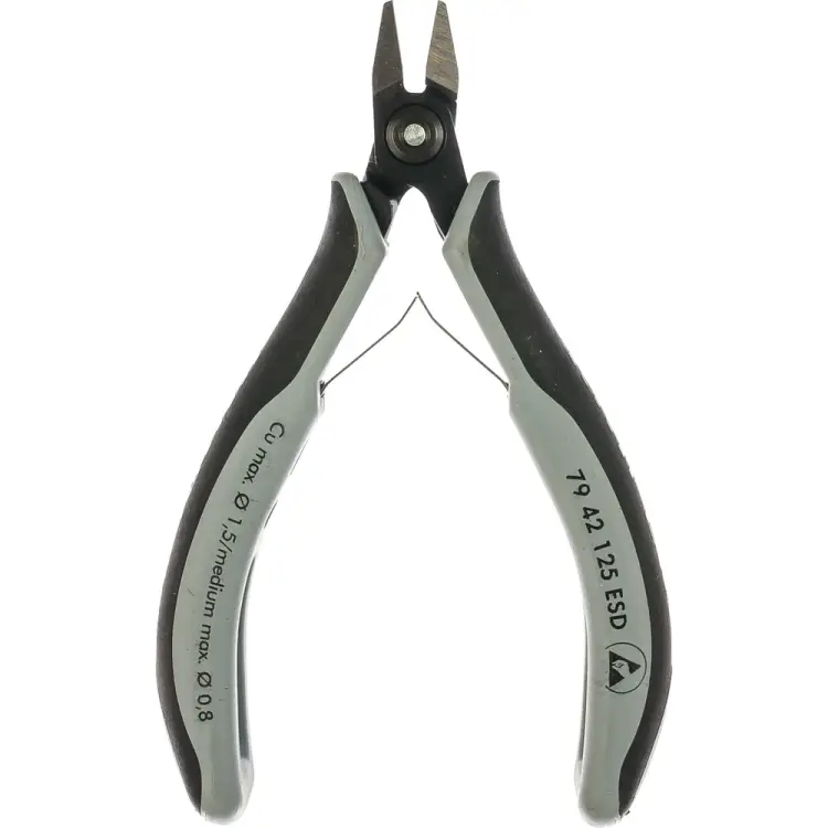 Прецизионные бокорезы для электроники Knipex kn-7942125esd Прецизионные бокорезы для электроники Knipex kn-7942125esd