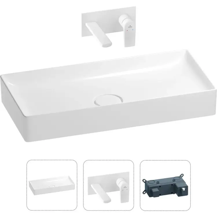 Раковина для ванной Wellsee Pure BY 201000750