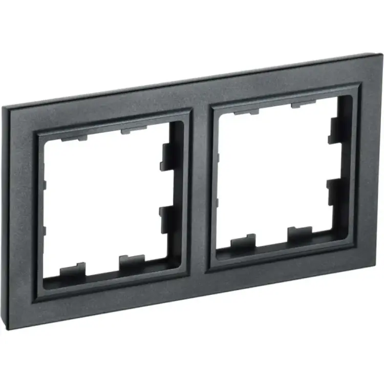 Двухместная рамка IEK Brite ру-2-брч BR-M22-K02